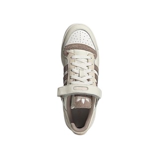 adidas ORIGINALS Forum 84 Low W 中性篮球鞋 GY4126 白/棕色/米色 35.5