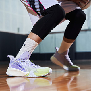 乔丹丨破晓丨男鞋篮球鞋低帮专业实战球鞋运动鞋男XM25220106蒸汽紫/微光绿42.5