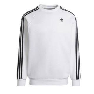 adidas ORIGINALS 3-STRIPES CREW 男子运动卫衣 HE9483 白色 M