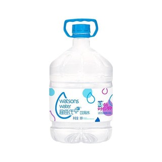 watsons 屈臣氏 饮用水（添加矿物质）百年水品牌  家庭用水  8L*2桶 整箱装