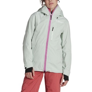 adidas 阿迪达斯 W Rsort 3in1 J 女子滑雪服 H15486 亚麻绿/奇妙红 S