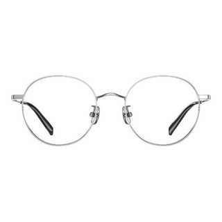 HORIEN 海俪恩&ZEISS 蔡司 N71153 亮银合金眼镜框+1.67折射率 防蓝光镜片