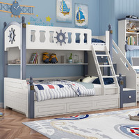 OLEY 欧朗 儿童床高低床双层床两层上下床多功能组合上下铺木床子母床母子床