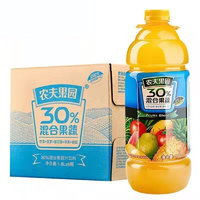 农夫果园 30%混合果蔬 复合果蔬汁饮料 菠芒味 1.8L*2瓶