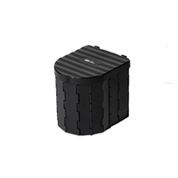 MOBI GARDEN 牧高笛 户外折叠马桶 NX22671042 曜石黑