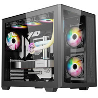 Great Wall 长城 海王星T7黑色海景房机箱(ATX/Type-C 3.2/长显卡)