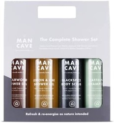 ManCave 完整淋浴礼品套装 - 4 款男士标志性淋浴产品