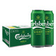 有券的上：Carlsberg 嘉士伯 啤酒 特醇啤酒500ml*18听 整箱装（新老包装随机发货）