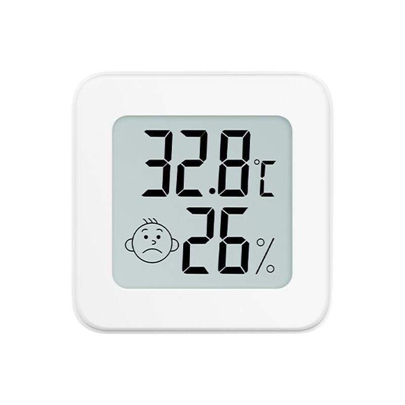 DELIXI 德力西 电子温度计室内车载办公家用浴室婴儿房数显高精度壁挂式温湿度计