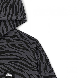 VANS 范斯 PULLOVER HOOD 中性运动卫衣 VN0A7TODYAG 斑马纹印花 XS