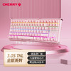 樱桃（CHERRY）MX3.0S TKL 机械键盘 RGB灯效 G80-3877HYAEU-9 游戏键盘 有线键盘机械  粉色 红轴