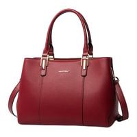 MONTAGUT 梦特娇 女士牛皮单肩包 R76120370 红色 中号