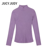 限尺码：JUCY JUDY 女士小高领针织打底衫 JUTS722A