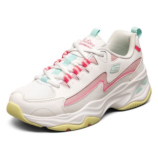 SKECHERS 斯凯奇 D'lites 4.0 女子休闲运动鞋 149491/WMLT 白色/多彩色 36.5