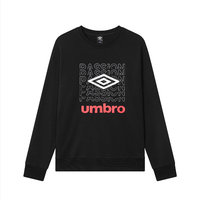 Umbro 茵宝 男子运动卫衣 UO223AP24249-990 黑色 XXL