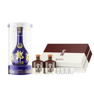 郎酒青花郎53度500ml*1瓶舍得品味礼盒52度600ml*2瓶