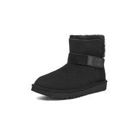 UGG Classic Novelty经典新奇系列 Mini Bailey Graphic Logo Strap迷你贝莉 女士短筒雪地靴 1137073