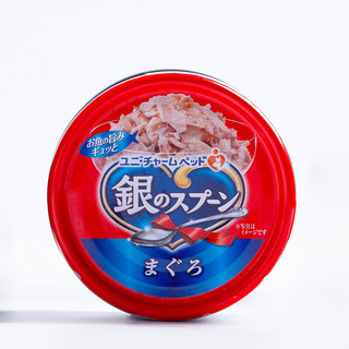 Gaines 佳乐滋 猫零食 银勺 金枪鱼鲣鱼猫罐头 70g*24罐