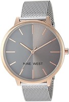 NINE WEST 玖熙 女士 NW/1981 Sunray 表盘网眼手链手表