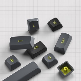 魔金 G98 98键 2.4G蓝牙 多模无线机械键盘 黑色 黄轴 RGB