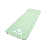 adidas 阿迪达斯 瑜伽垫男女加厚运动健身训练垫子训练仰卧起坐防滑毯子减震瑜珈垫淡绿色「厚7mm 」