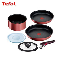 Tefal 特福 锅具红钻系列不粘锅 锅具6件套 L38391