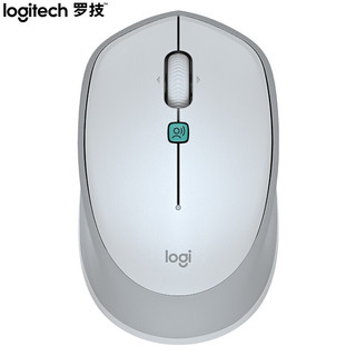 logitech 罗技 M380语音鼠标 无线办公鼠标AI智能语音输入声控打翻译 优联 对称人体工学 石墨黑