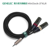 GENELEC 真力 定制音频线 3.5mm MiniJack-XLR 卡侬 耳机口 (现货) MiniJack - XLR*2 | 单 2m