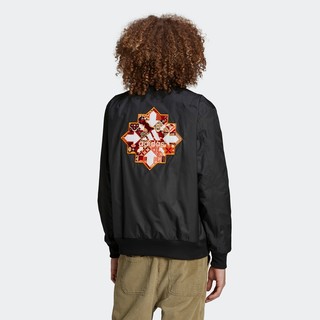 adidas 阿迪达斯 MUFC CNY BOMBER 男子运动夹克 H63994 黑色 XXXL