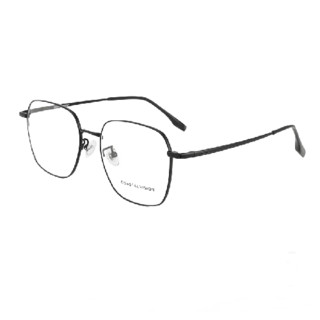 essilor 依视路 CVO4008BK 半钛眼镜框+膜岩系列 非球面镜片