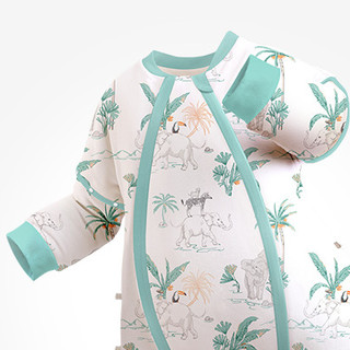 i-baby 夹棉系列 D66020 婴儿长袖分腿式睡袋 舒适款 象谷乐园 90码