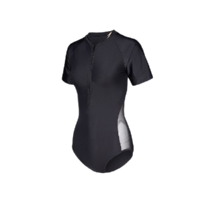 SPEEDO 速比涛 全新电气矩阵系列 DAN-10 女子连体泳衣 8127890001 黑色 40