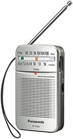 Panasonic 松下 RF-P50DEG-S 口袋收音机带肩带,电池驱动,银色