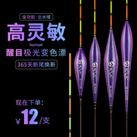 民间艺人 纳米鱼漂高灵敏加粗尾浮漂醒目鲫鱼漂台钓极光漂竞技黑坑综合混养浮标 AK10吃铅1.51g-2.46g 2号漂一只