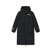 FILA 斐乐 ORIGINALE系列 女子运动羽绒服 F11W249906F-BK 正黑色 XXXL