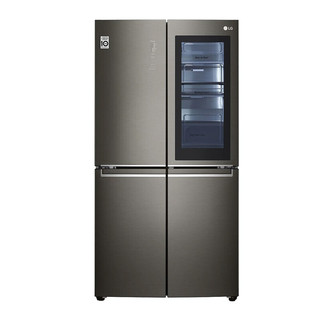 LG 乐金 F680SB77B 风冷十字对开门冰箱 662L 灰色