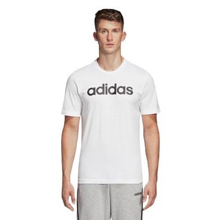 adidas 阿迪达斯 E LIN TEE 男子运动T恤 DQ3056 白/黑 L