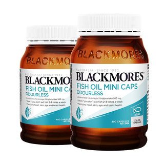 BLACKMORES 澳佳宝 高浓度迷你鱼油胶囊 400粒*2瓶