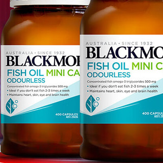 BLACKMORES 澳佳宝 高浓度迷你鱼油胶囊 400粒*2瓶