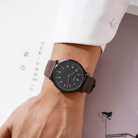 TIMEX 天美时 正品男士手表商务休闲防水真皮表带石英表腕表