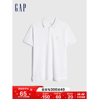 Gap 盖璞 男士短袖POLO衫 837088 白色 XS