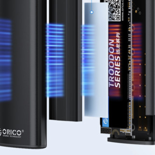 ORICO 奥睿科 NVMe移动硬盘盒 USB 3.2 Type-C PWM2-G2 皓月银