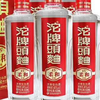 沱牌 头曲 柔和 45%vol 浓香型白酒 450ml*6瓶 整箱装