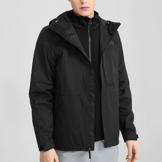 THE NORTH FACE 北面 男子三合一冲锋衣 NF0A4NCL-JK3 黑色 XL