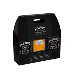 JACK DANIEL‘S 杰克丹尼 田纳西州黑标威士忌 1000ml*2 +绅士杰克威士忌 200ml