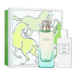 HERMÈS 爱马仕 尼罗河花园香水套装（EDT100ml+身体乳80ml）