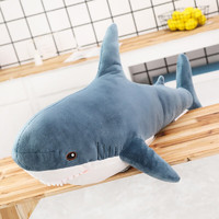 CHANGJIE 畅杰 鲨鱼抱枕毛绒玩具 1米(蓝色)