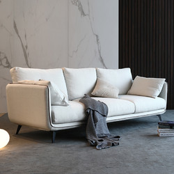 RUIDU 瑞都 REALDO意式轻奢三人位布艺沙发简约现代小户型客厅设计师小沙发