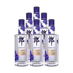 LANGJIU 郎酒 顺品郎蓝顺 浓酱兼香型白酒 45度280ml*6瓶 整箱装