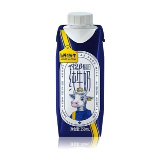 ADOPT A COW 认养一头牛 京东PLUS会员联名款 A2β-酪蛋白 纯牛奶 250ml*10盒*4箱